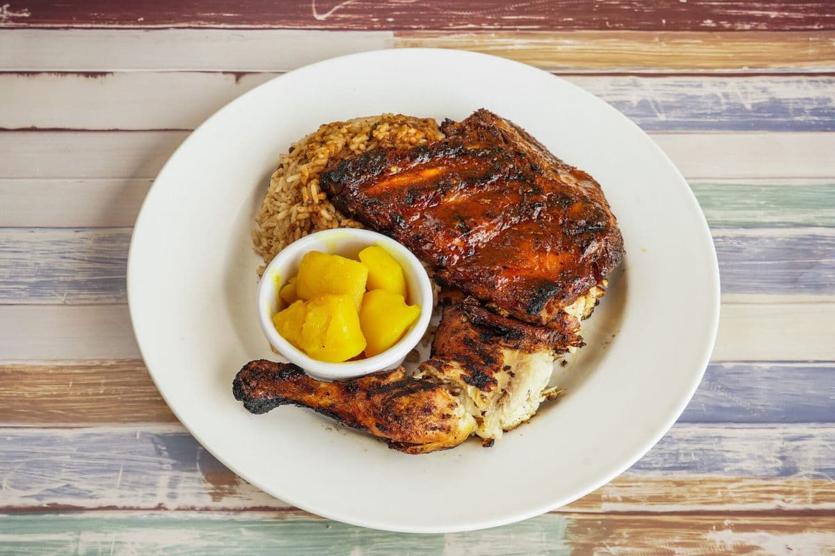 Jerk Chicken / Ribs Combo