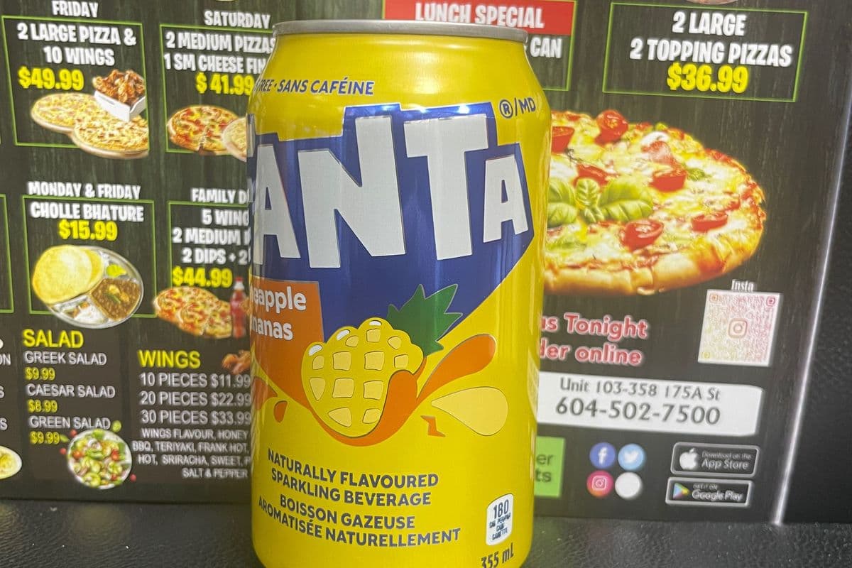 Fanta pineapple can