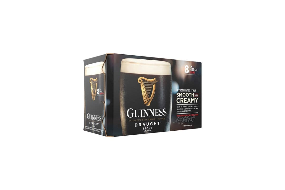 Guinness Draught (8 Cans)