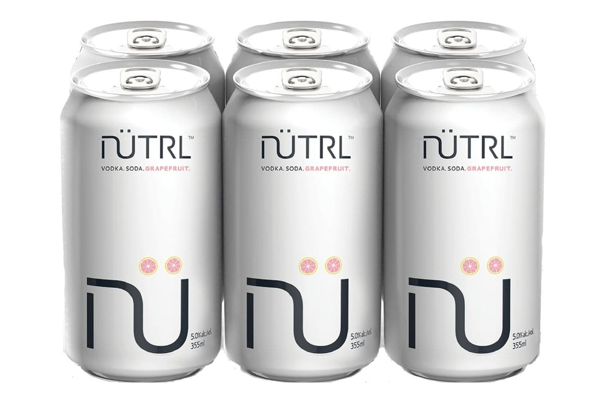 Nutrl Vodka Grapefruit (6 Cans) (6 x 355 ML)