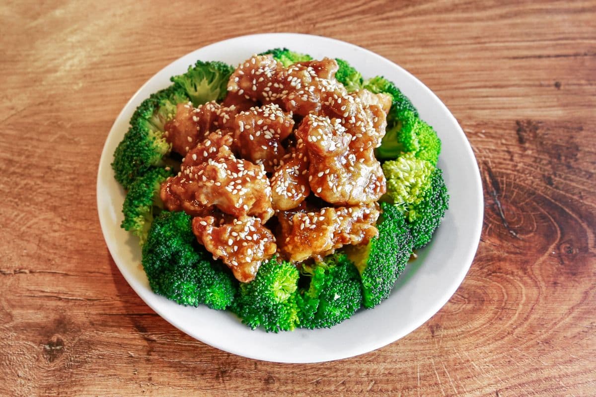 Vegetarian Sesame Chicken