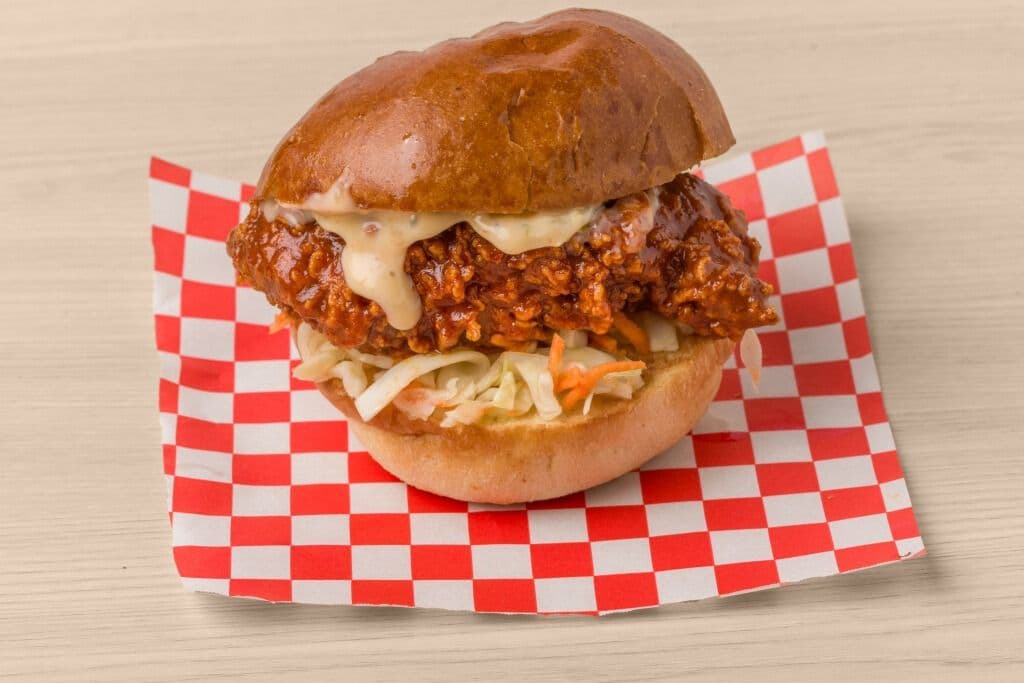 Lil Szechuan Hot Chicken Sando (Snack Size)