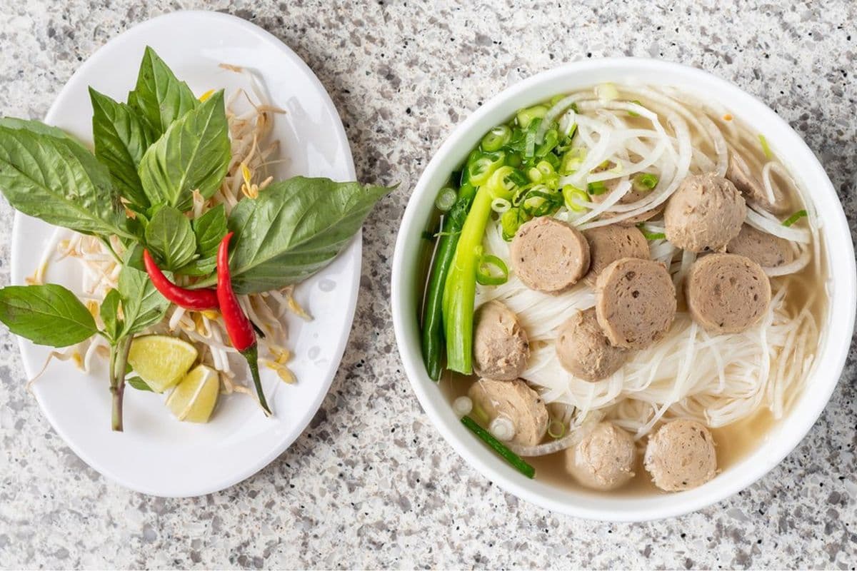 19. Beef Balls Noodle Soup - Pho Bo Vien