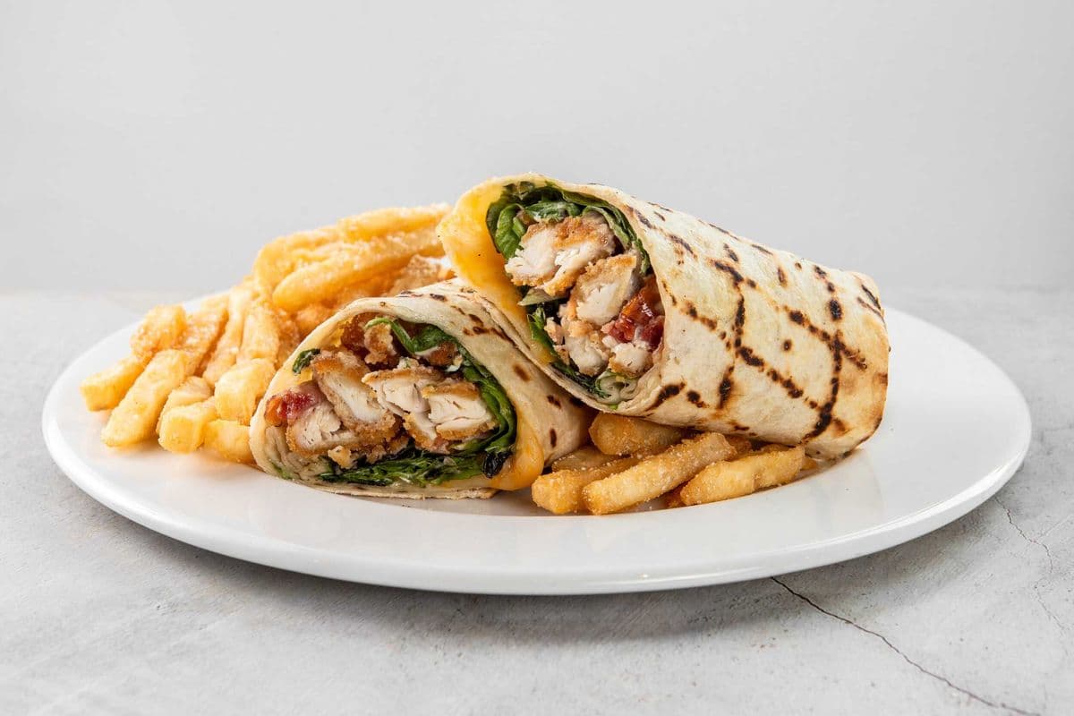 Uptown Wrap with Fries