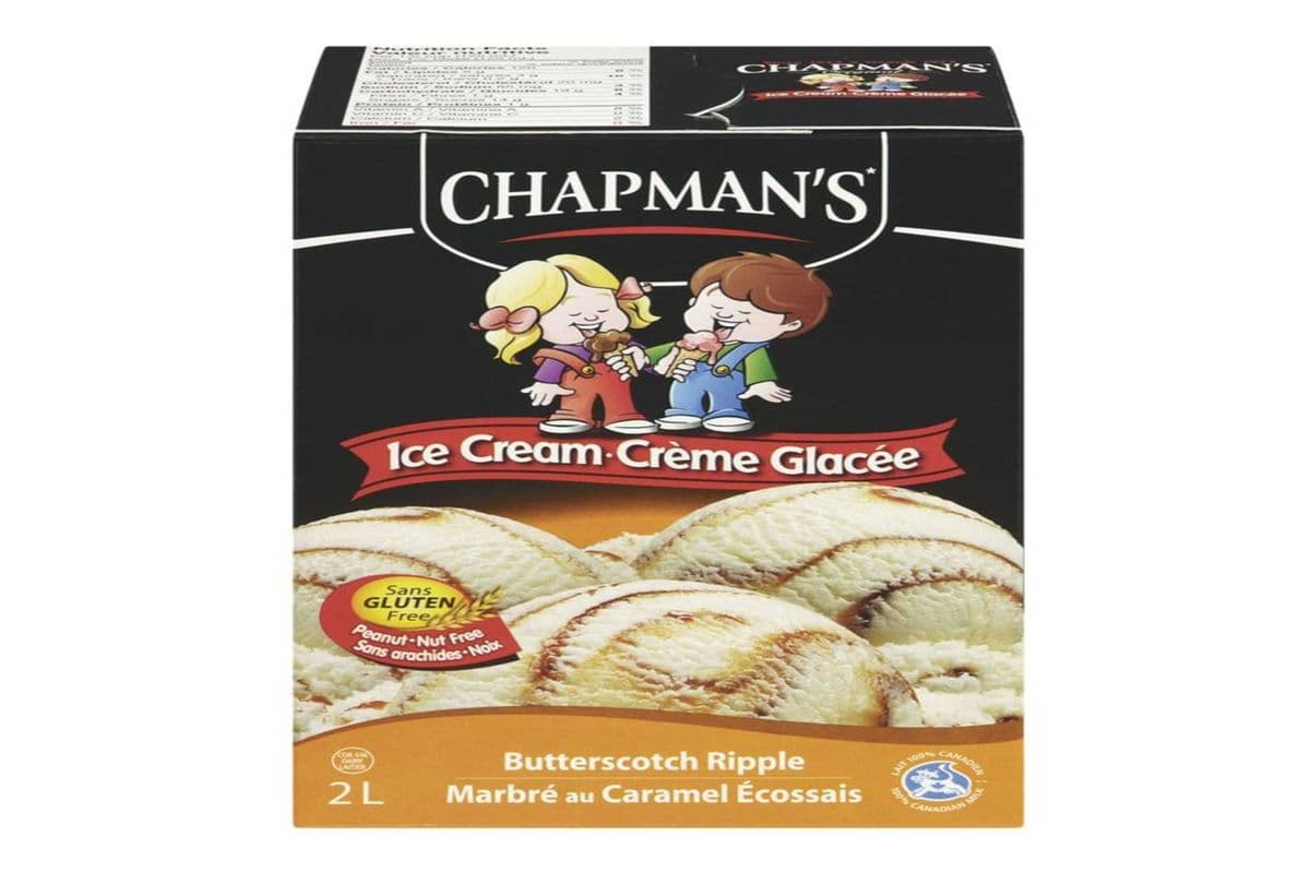 Chapmans Ice-cream – Butterscotch Ripple (2 L)