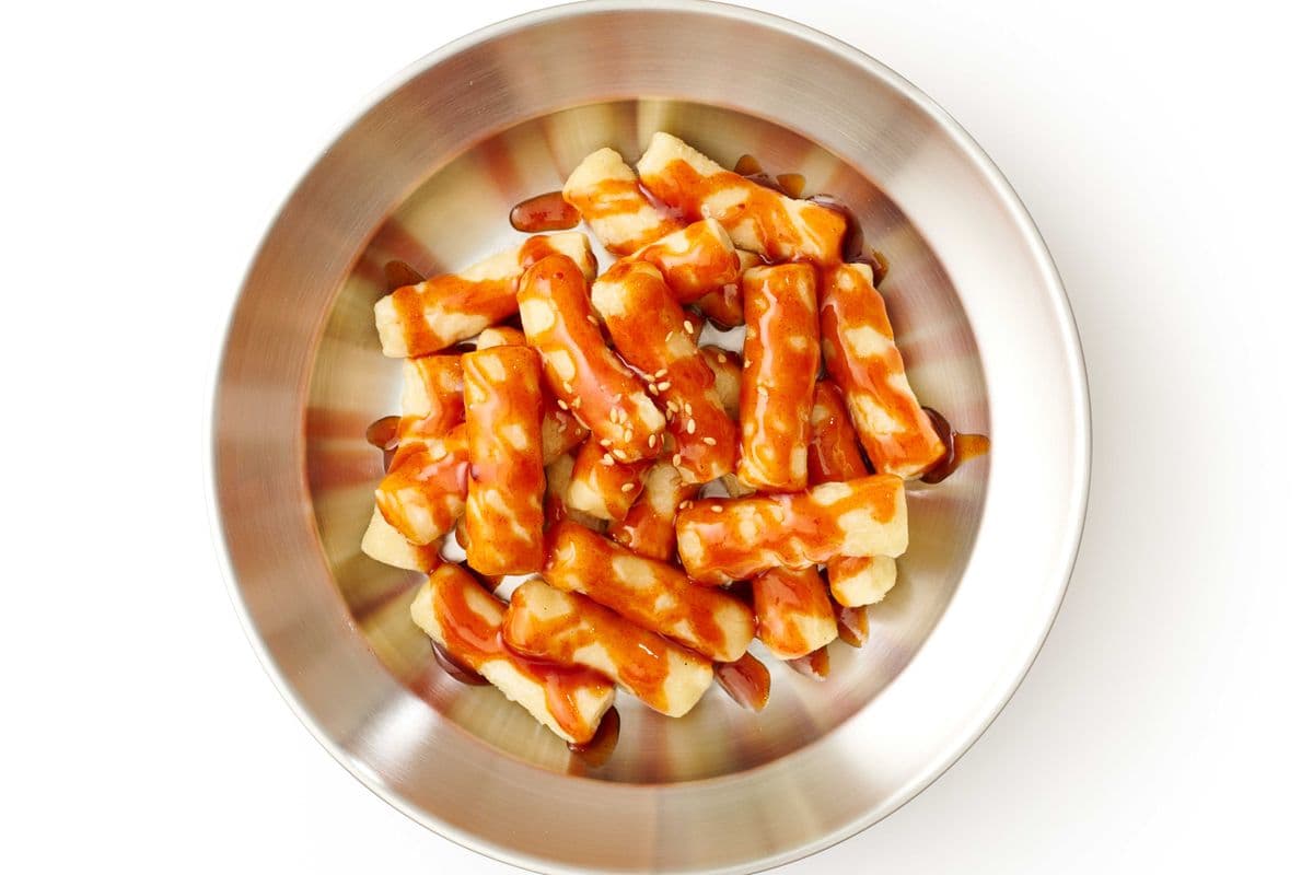 Deep Fried Rice Cake with Sweet and Spicy Sauce