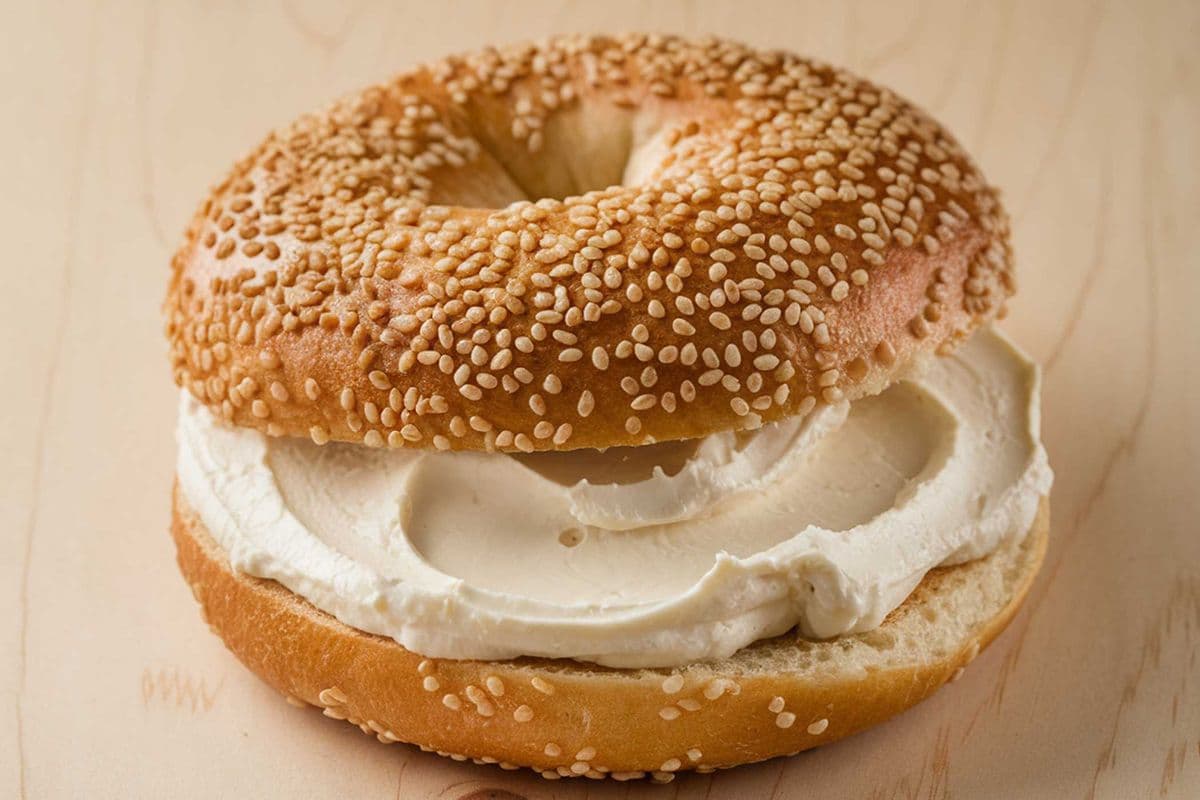 Plain Cream Cheese Sandwich