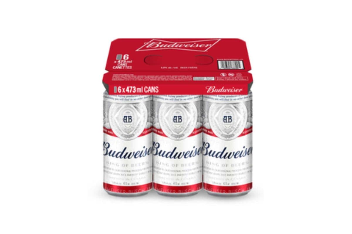Budweiser (6 x 473 ml Cans)