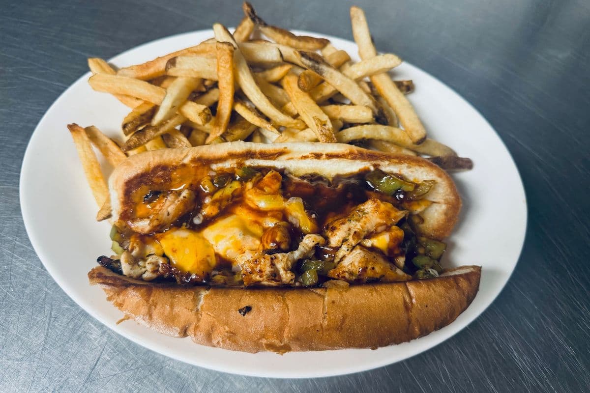 Philly Cheese Chicken Sandwich