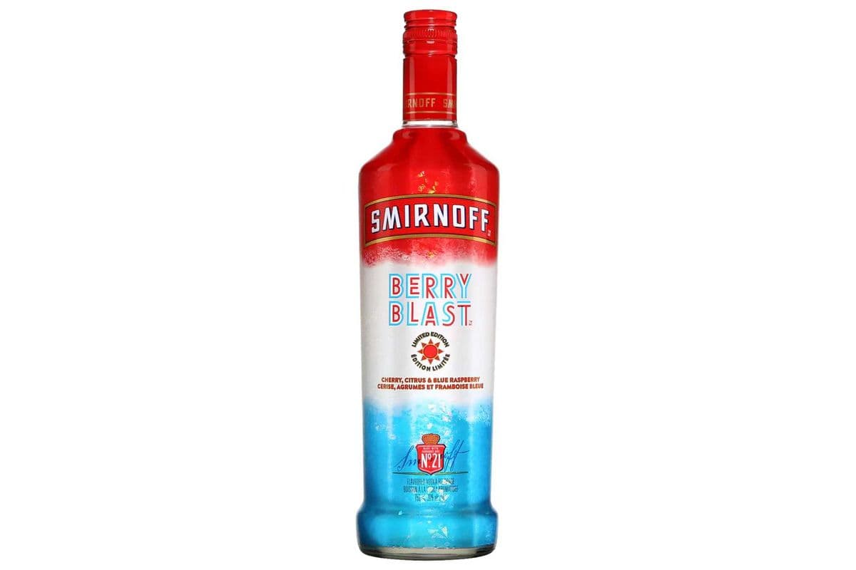 Smirnoff Berry Blast Vodka (1 x 750 ml)