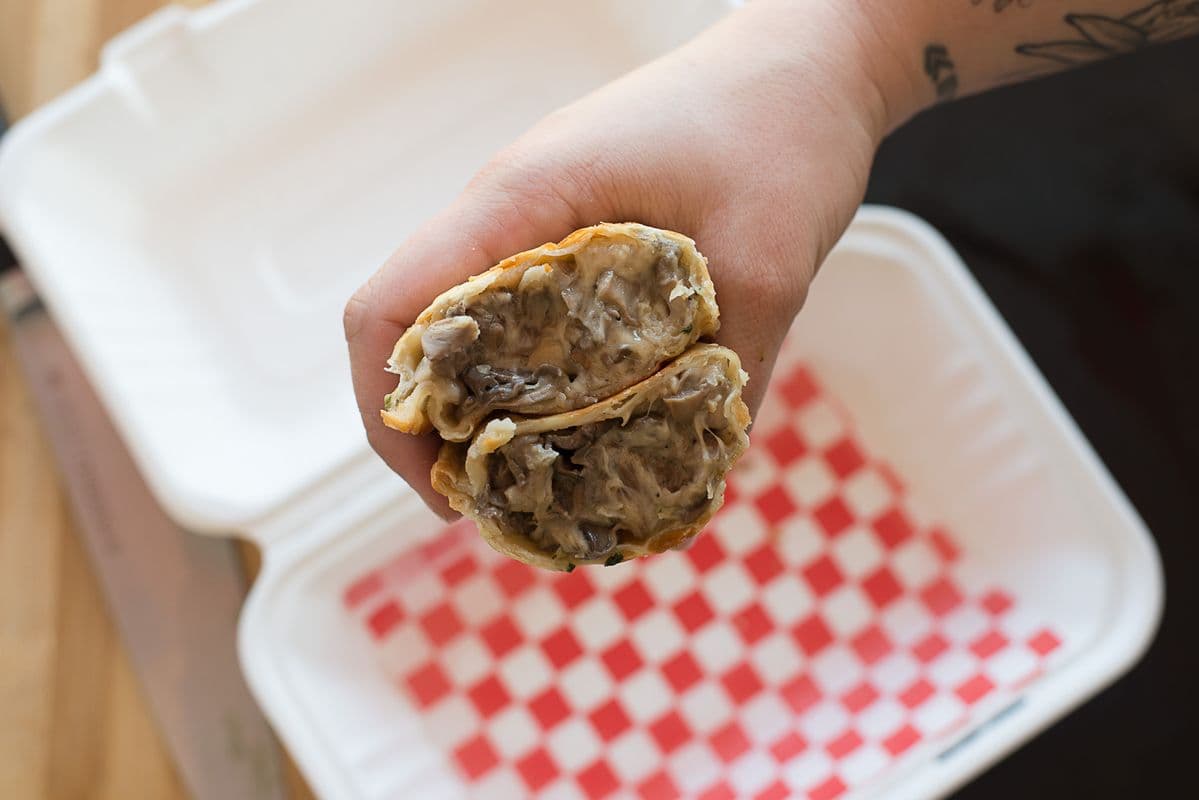 Vegan Mushroom Empanada