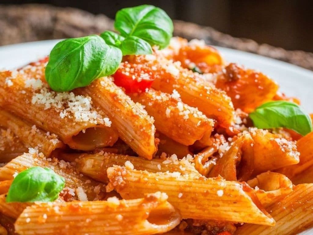 Penne with Marinara Sauce
