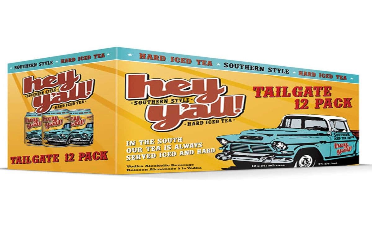 HEY Y'ALL TAILGATE HARD ICED TEA 12 PACK (1 x 12 CANS)