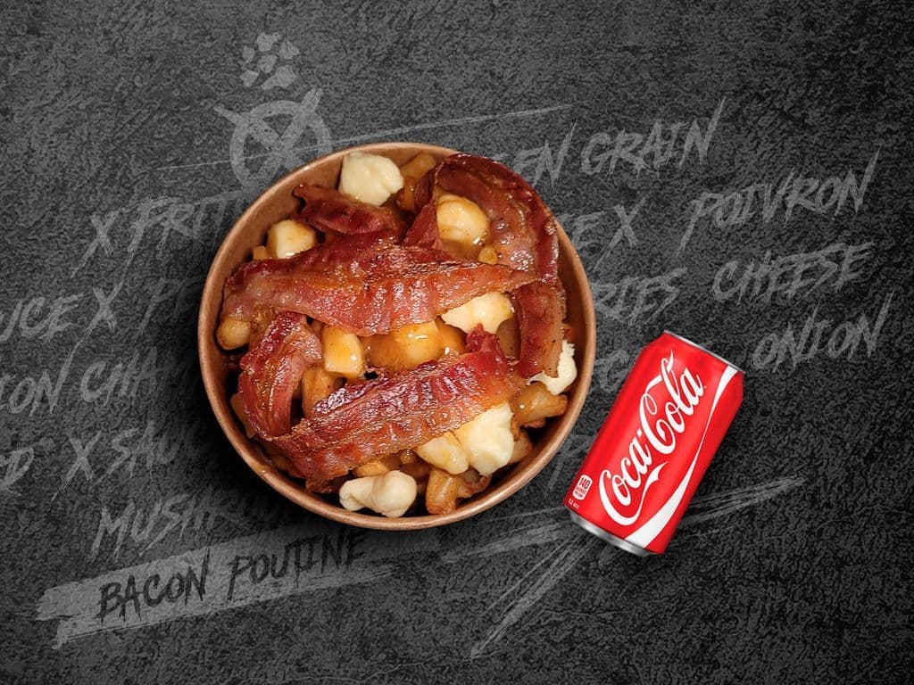 Poutine au Bacon X + Breuvage