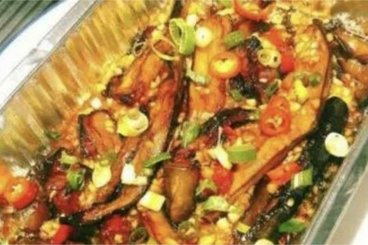 Garlic Eggplant / 锡纸蒜蓉茄子