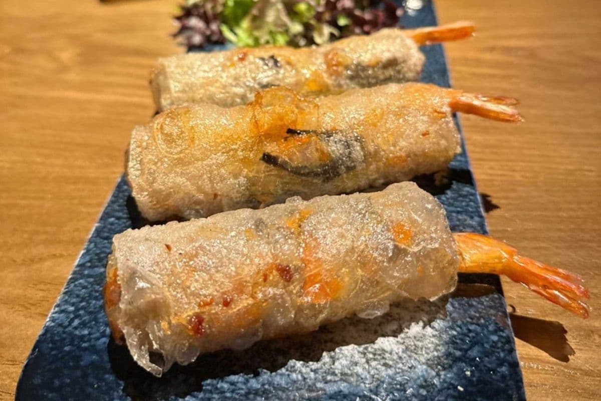 Deep Fried Rice Paper Spring Rolls