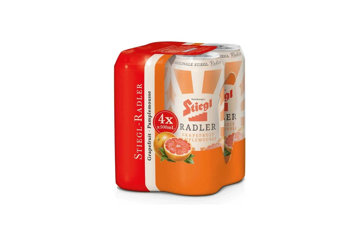 Stiegl Radler Grapefruit (4 x 500mL Cans)