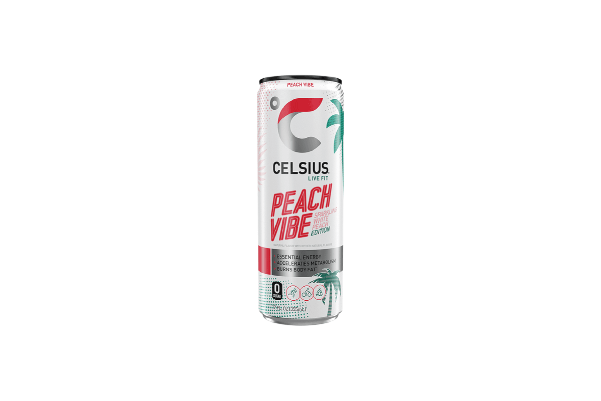 Celsius Sparkling Peach Vibe (355 ml)
