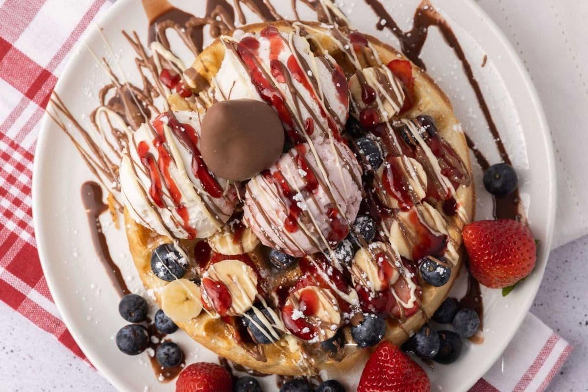 Fruit waffle