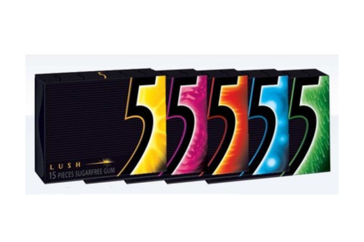 5 Gum ( 15 sticks / palettes)