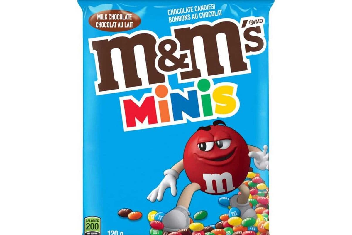 M&M's minis milk choclate (120g) (200 Cal)