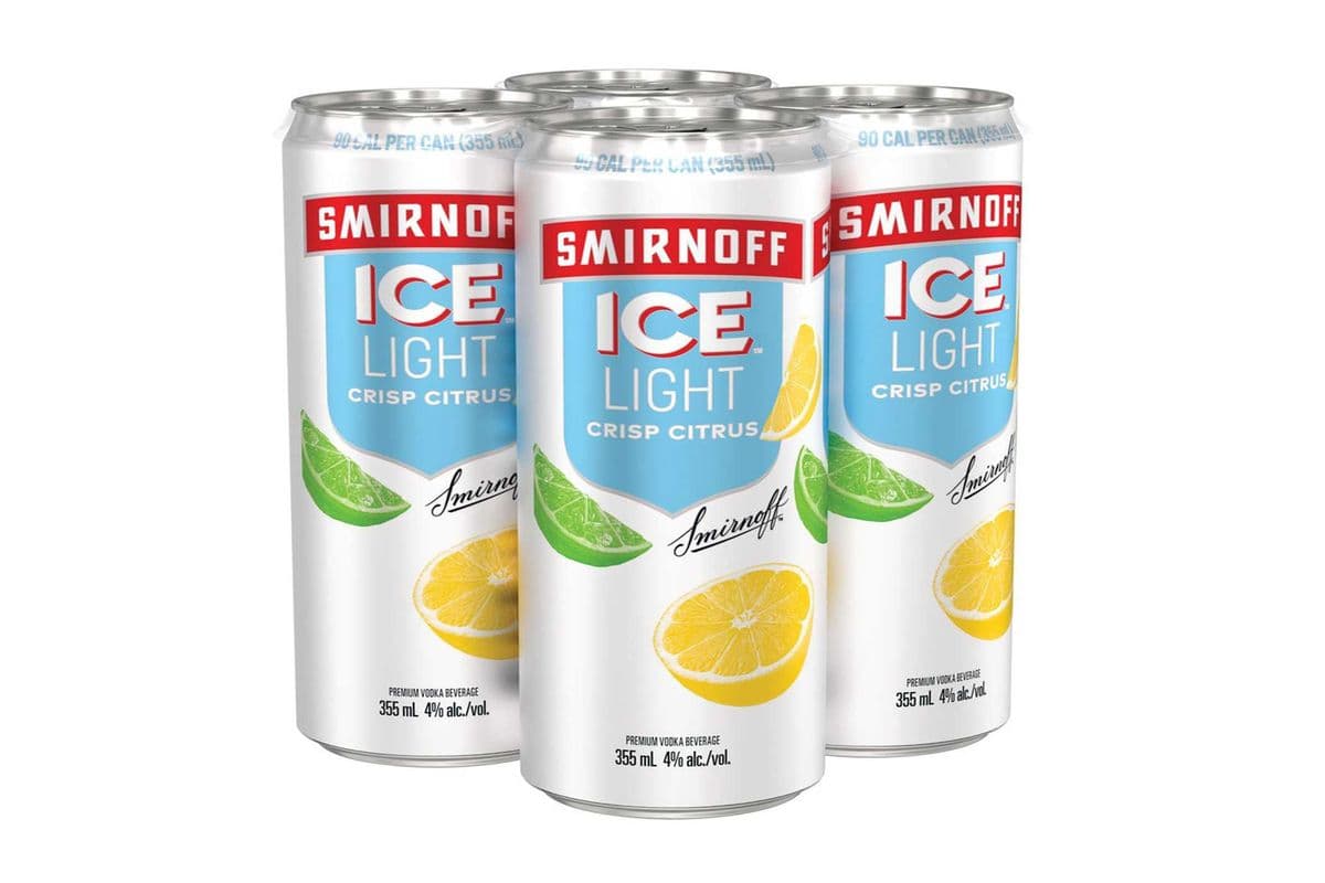 SMIRNOFF ICE LIGHT ORIGINAL 4pk (4 x 355 ML)
