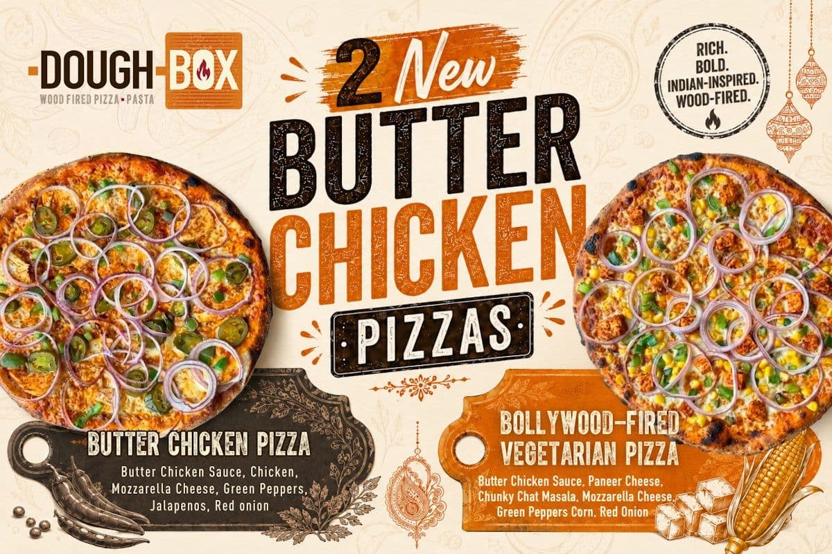 Butter Chicken Pizza