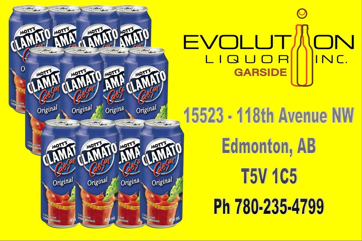Mott's Clamato Caesar Original C458-12 (12 x 458ml Can)