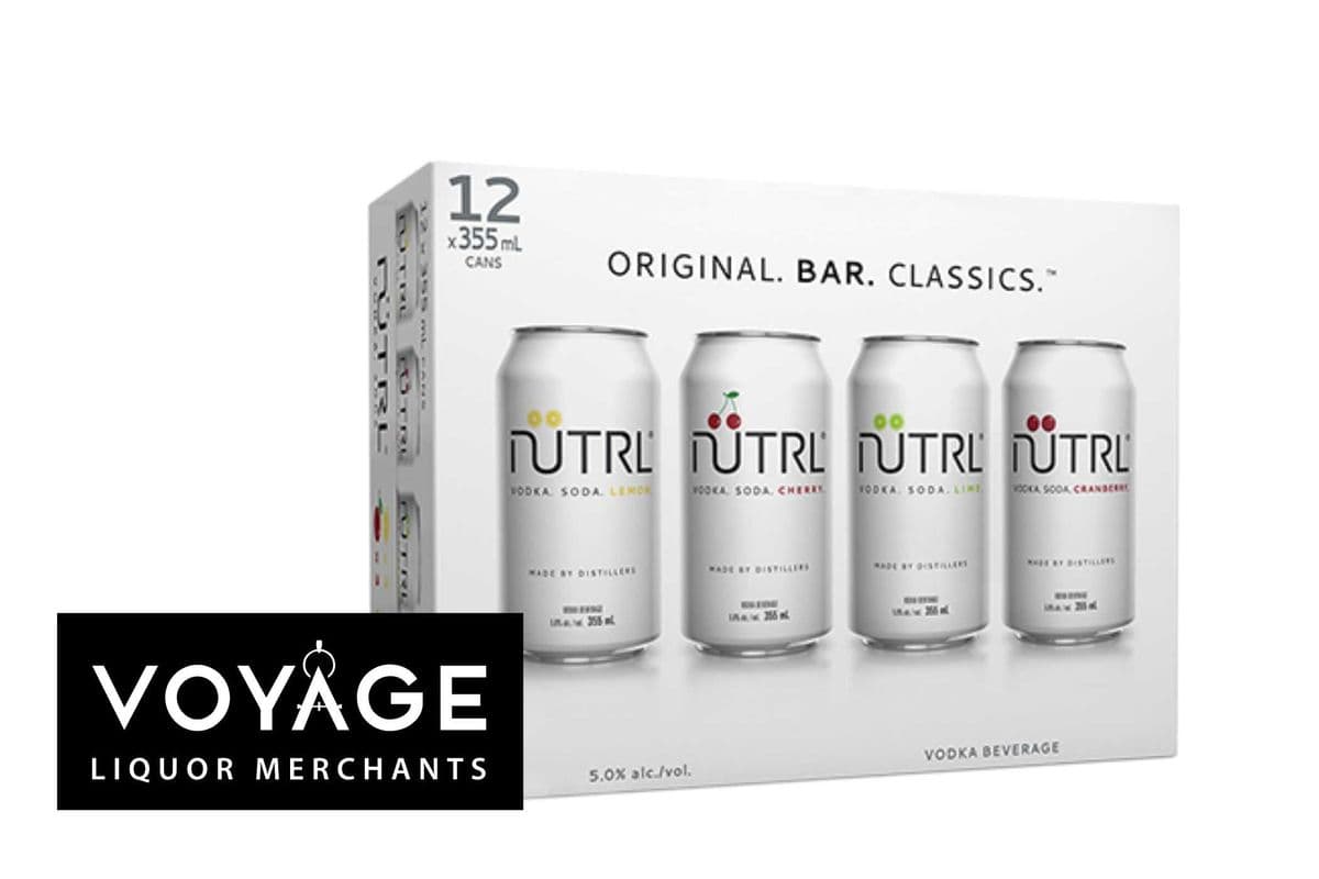 Nutrl Vodka Soda Mixed Pack (12 x 355ml)