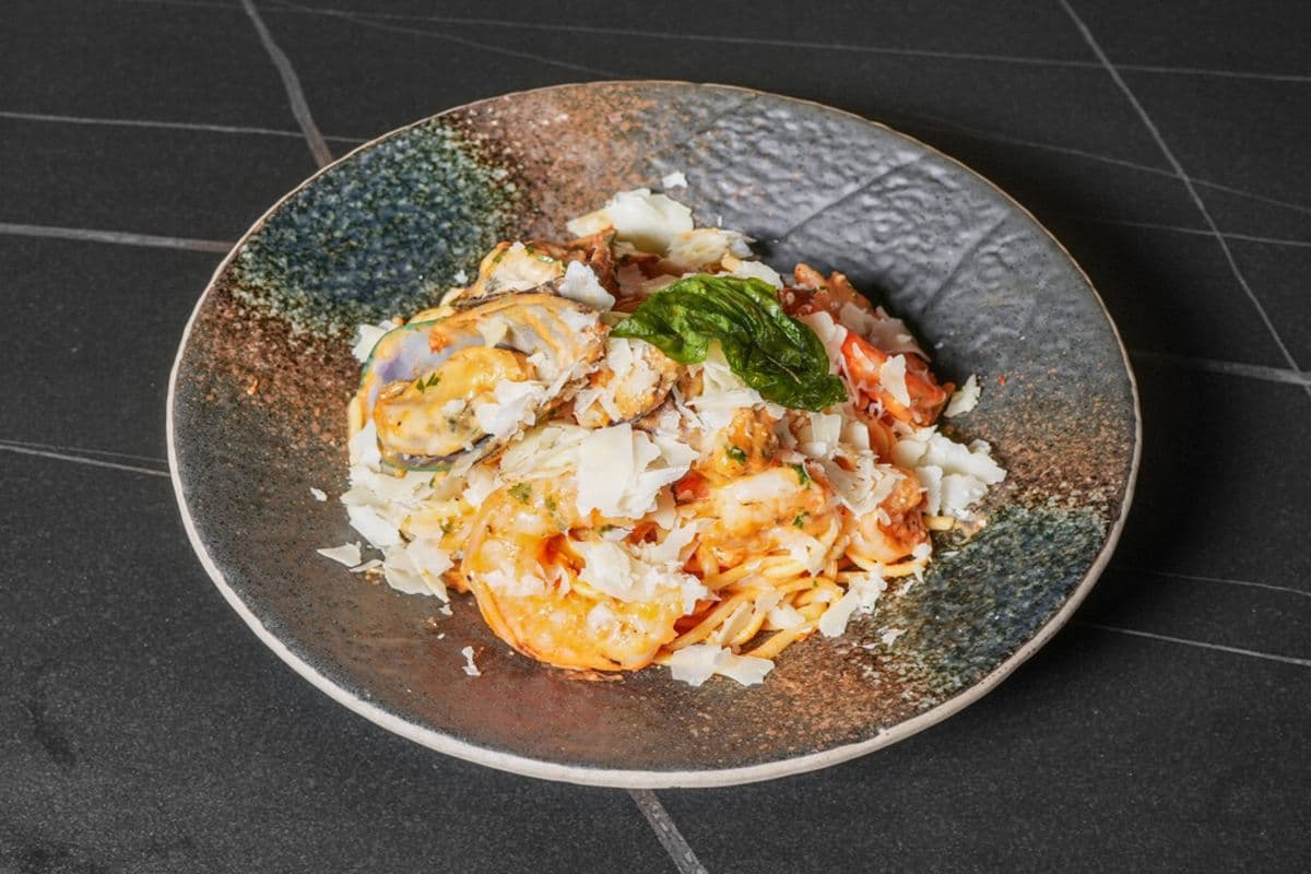 Seafood Mentaiko Linguine