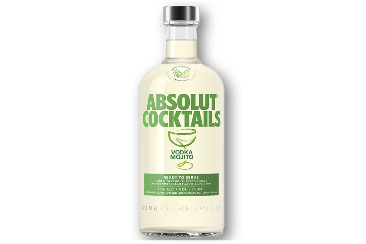 ABSOLUT VODKA MOJITO COCKTAIL 750 ML (1 x 750 ML)