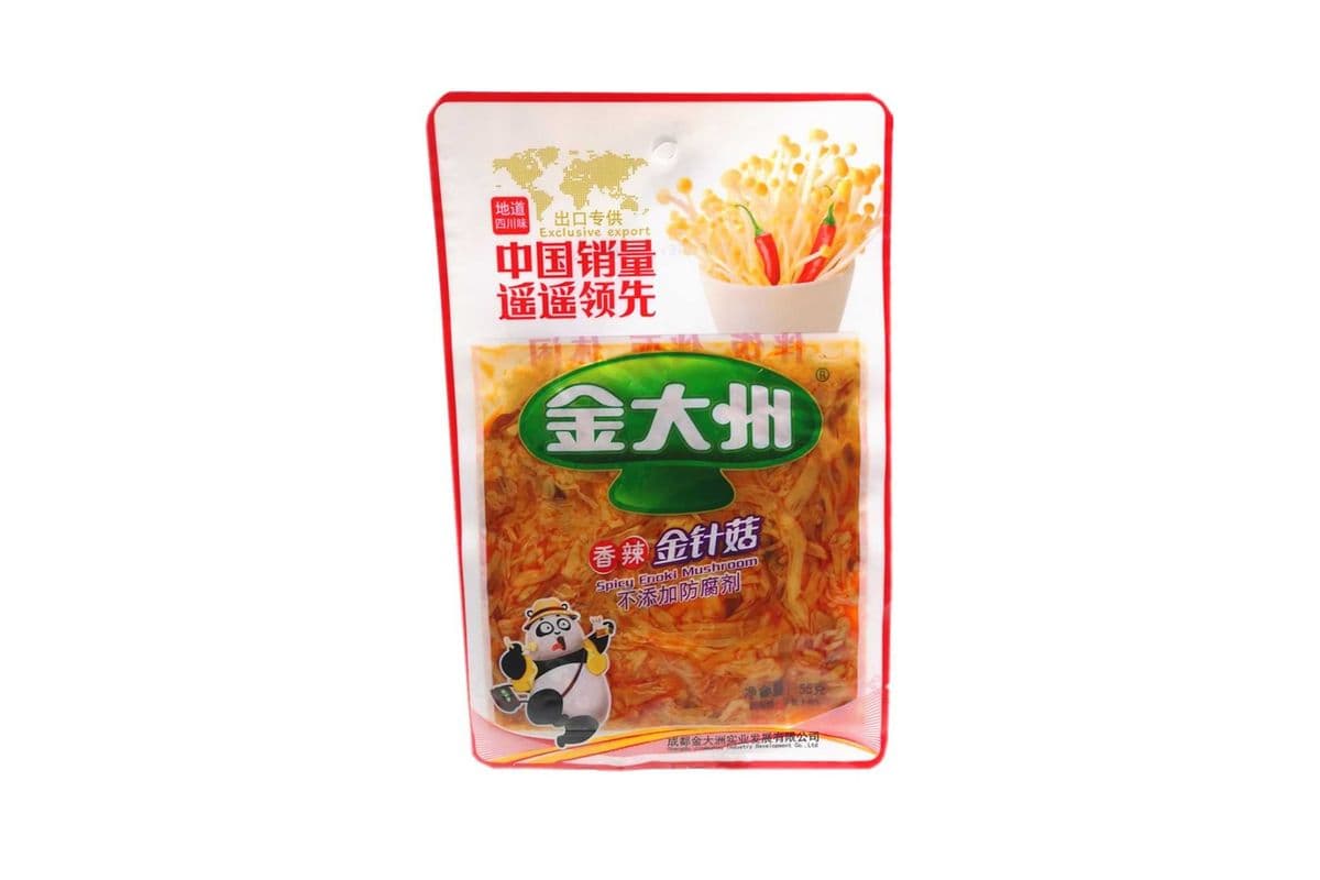 Spicy Enoki Mushroom(金大洲 香辣金针菇)
