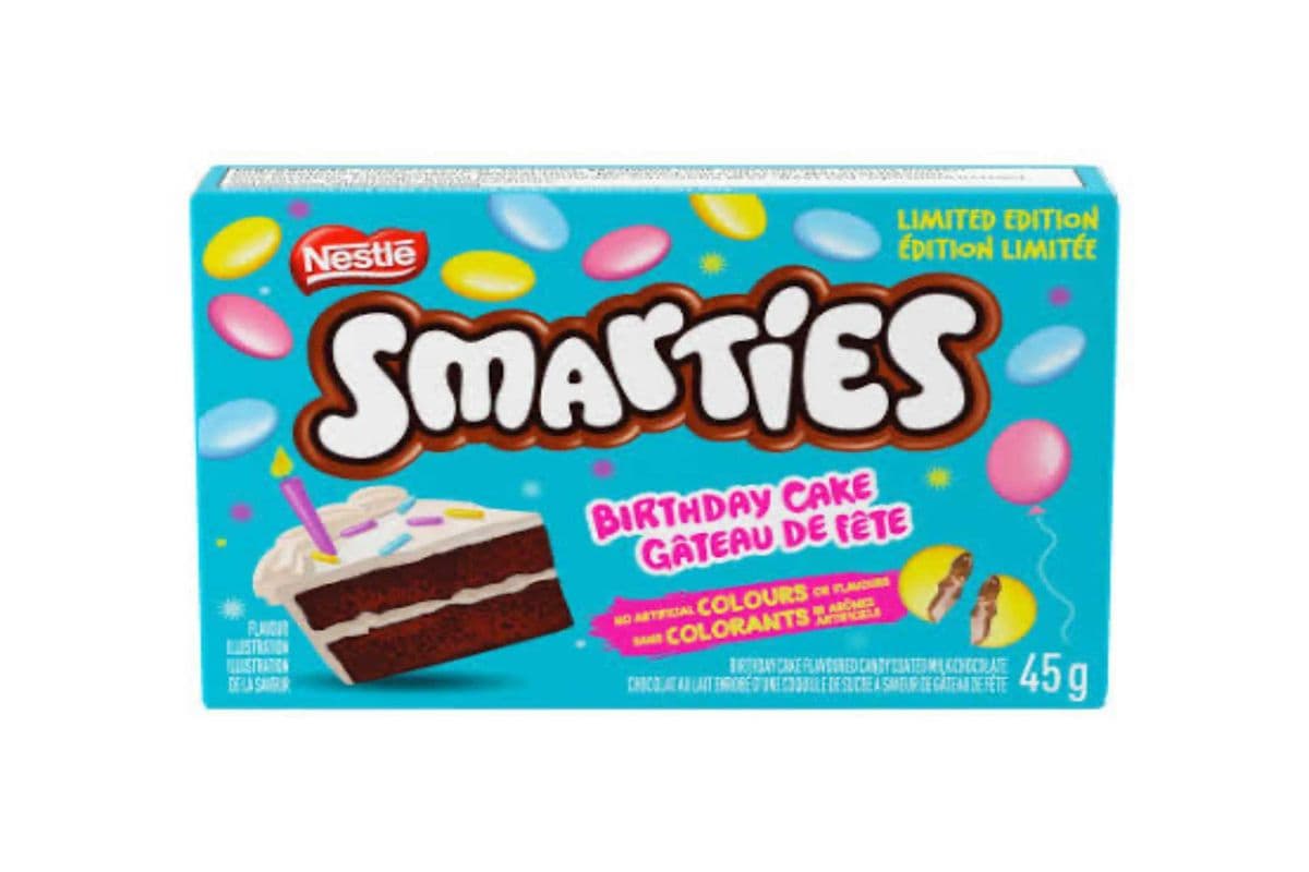 Smarties Birthday Cake