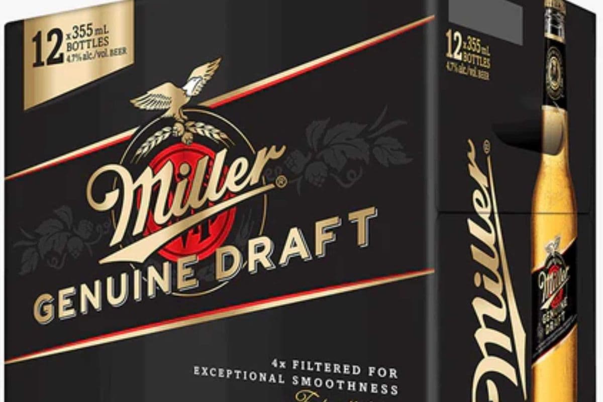 Miller Genuine Draft (12 x 355 ml Bottles)
