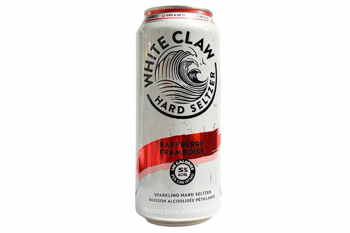 White Claw Hard Seltzer Raspberry (1 x 473mL)
