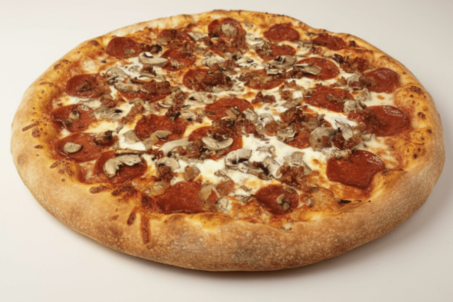 Large canadian pizza