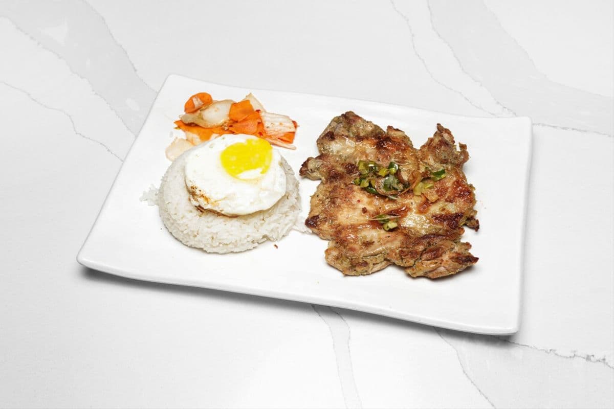Lemon Grass Chicken with Rice 香茅雞扒飯