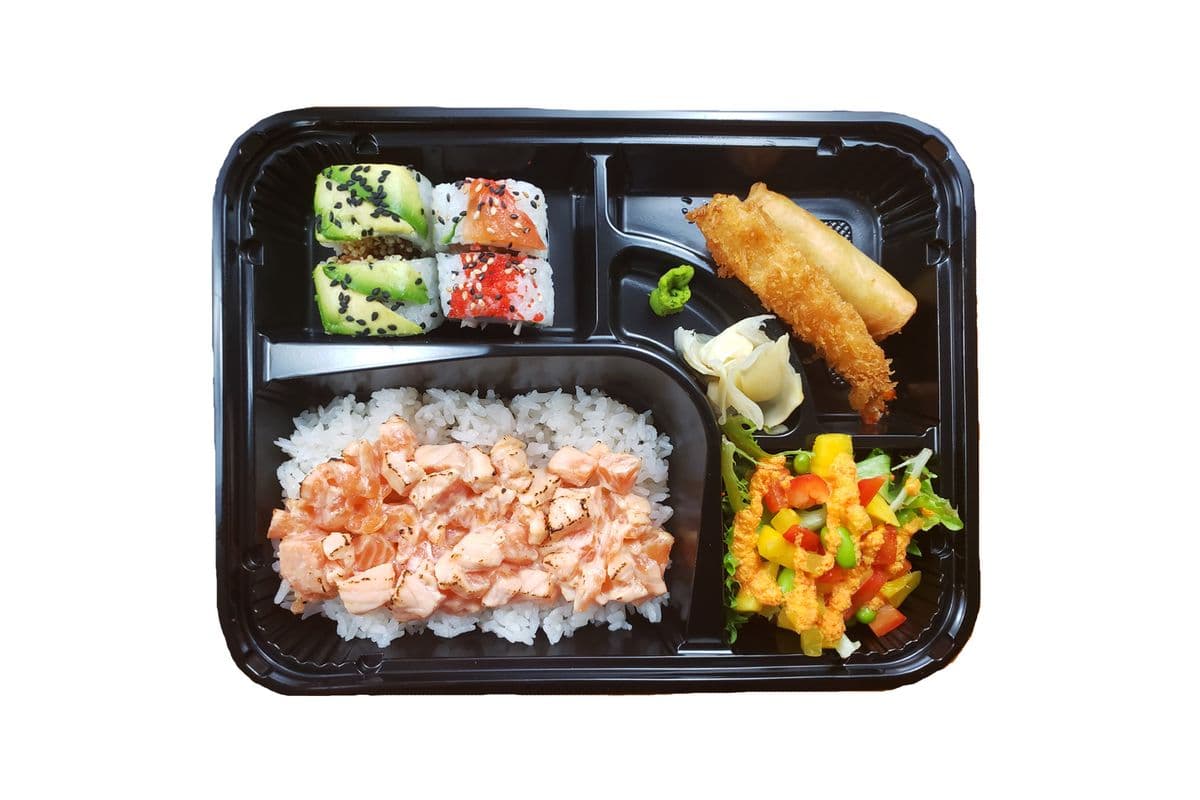 Bento Saumon Flambé ║ Torched Salmon Bento