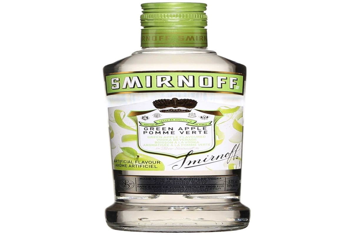 SMIRNOFF GREEN APPLE 375ML (1 x 375ML)