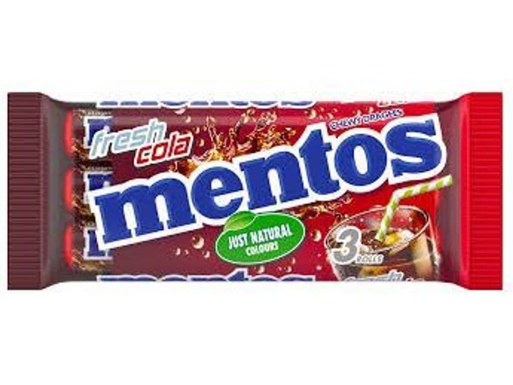 Mentos Europe Fresh Cola Rolls 3-pack 114g