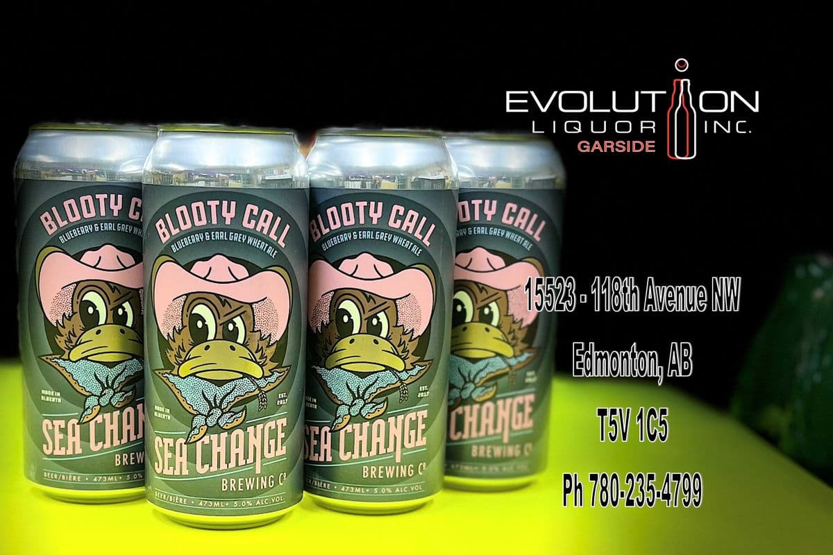 Sea Change Blooty Call Blueberry & Earl Grey Wheat Ale C473-04 (4 x 473ml Can)