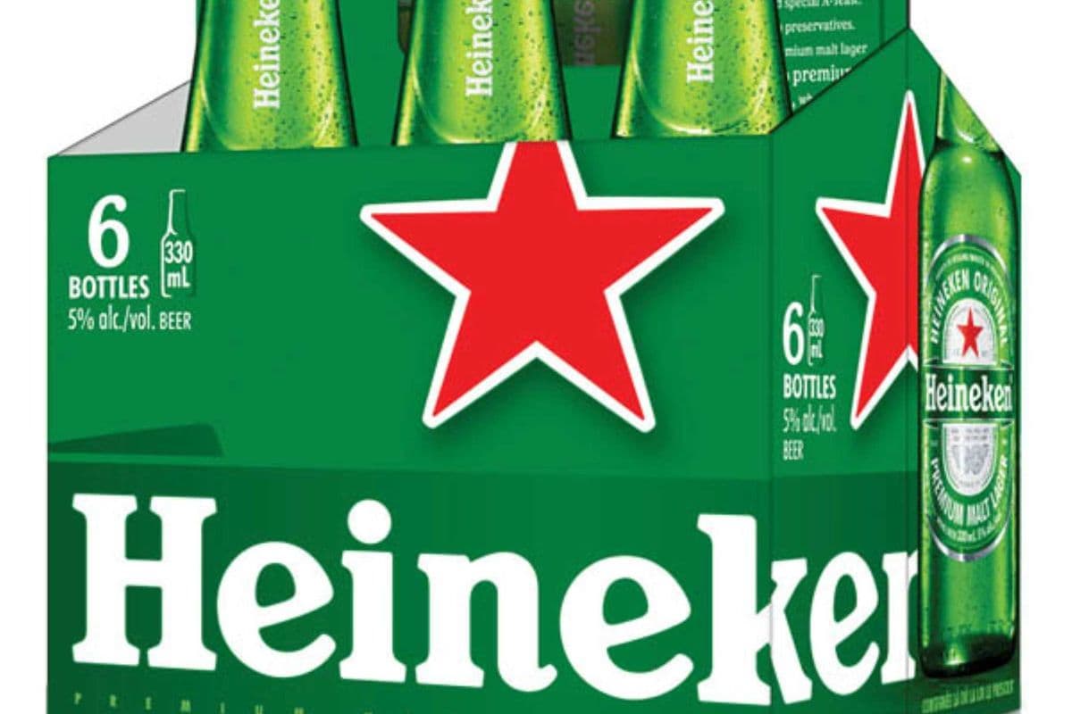 Heineken Lager (6 x 330 ml Bottle)