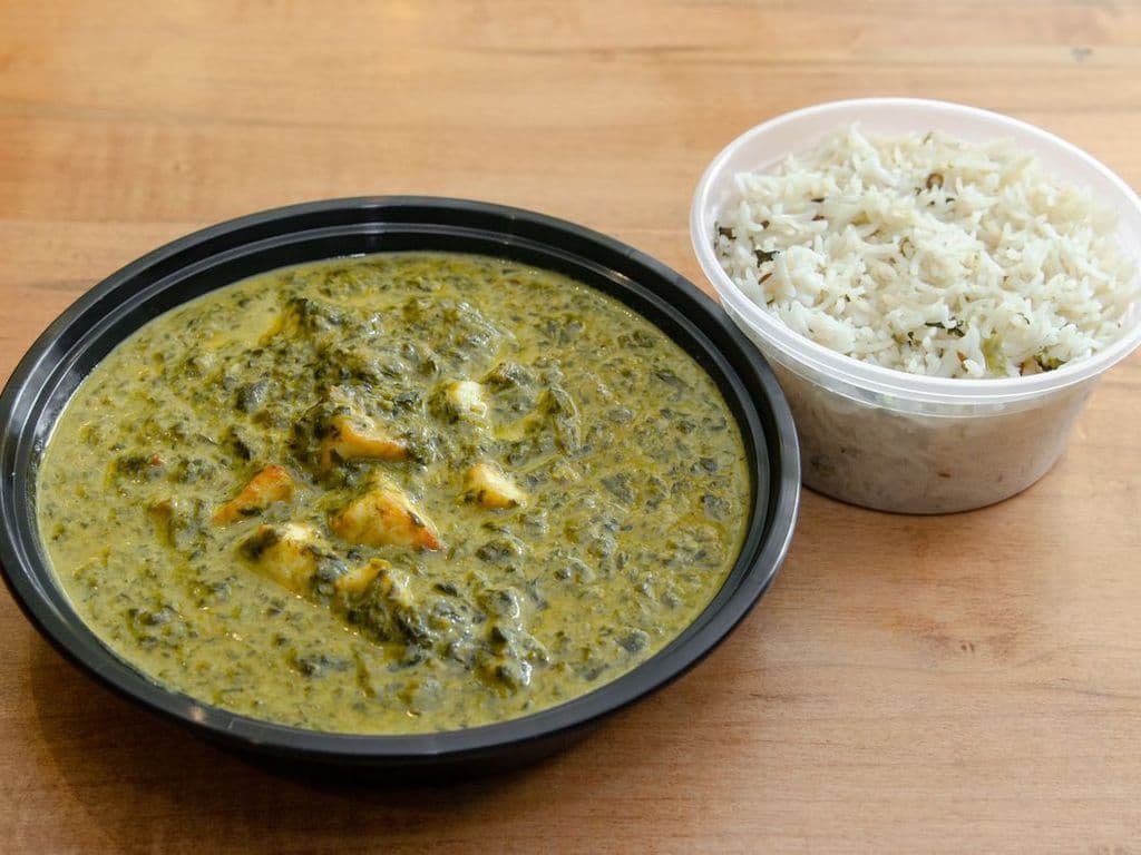 Saag Paneer & Rice
