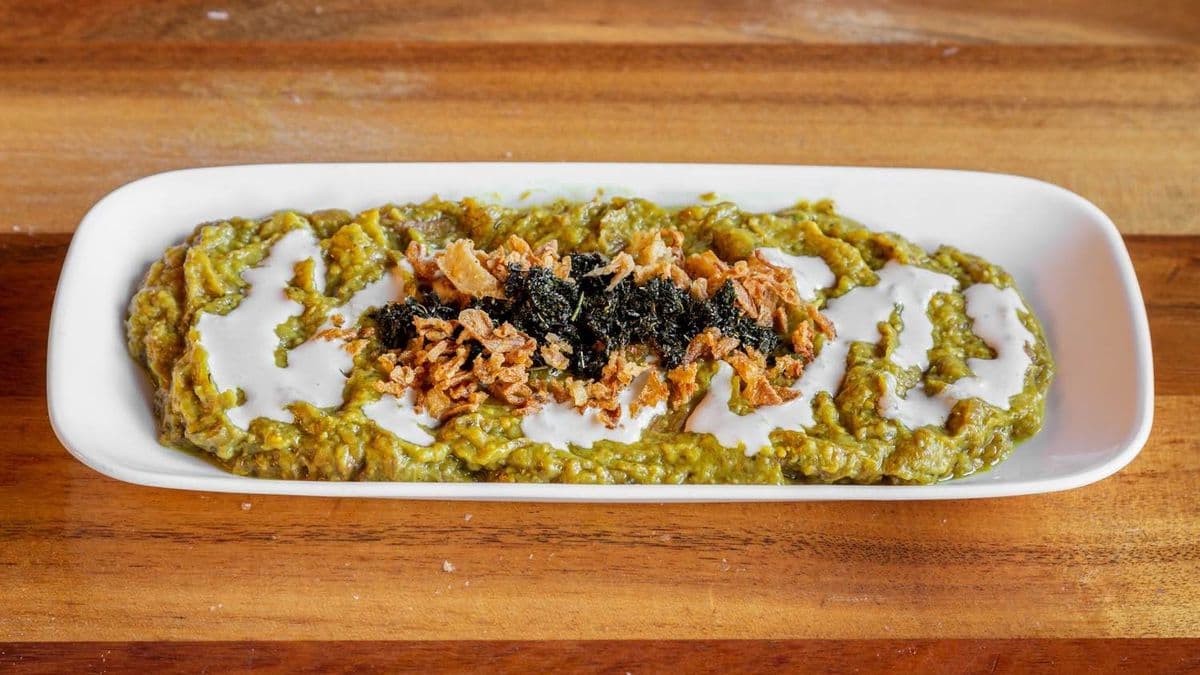 Eggplant Dip with Persian Sauce - Kashk-E Bademjan
