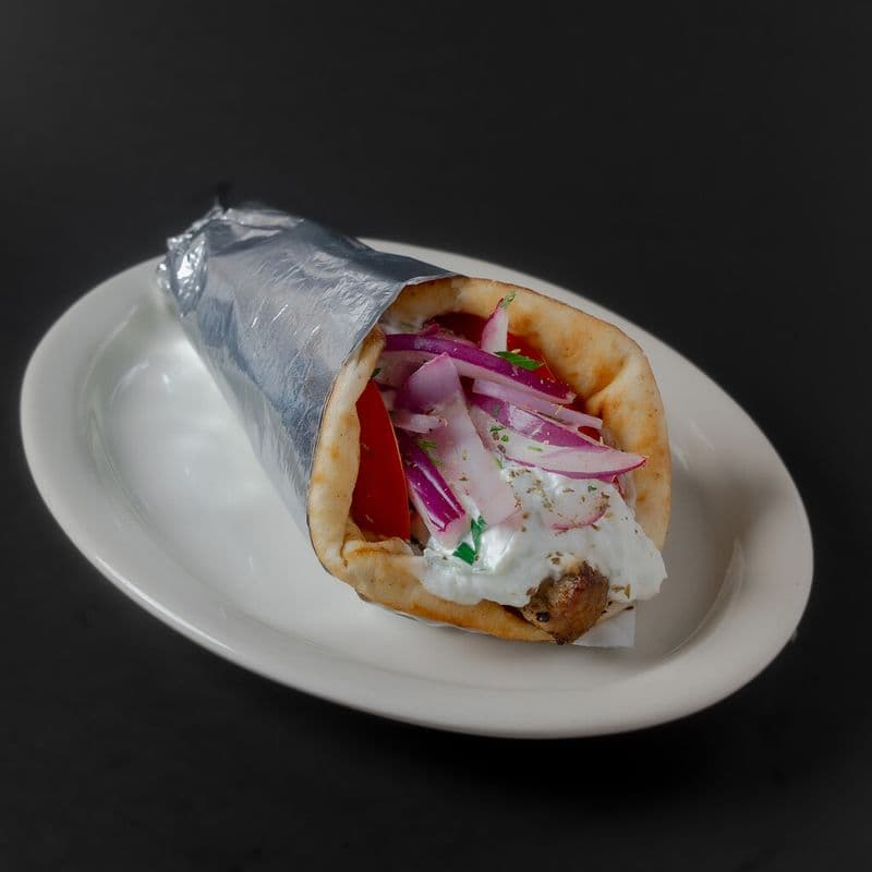 Pork Souvlaki Pita / Pork Souvlaki Pita