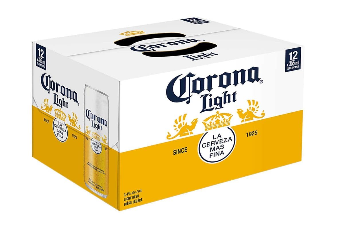 Corona Light Sleek (12 x 330 ml Cans)