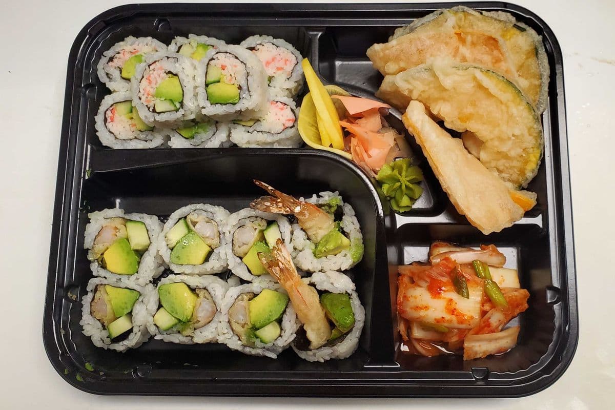 Tempura Shrimp Roll & California Roll