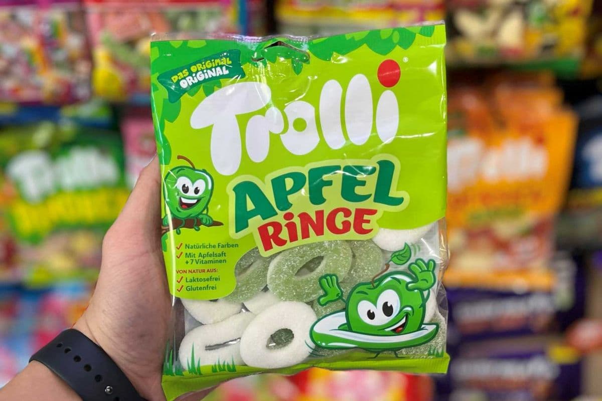(GERMANY) TROLLI APPLE RINGS - 150G