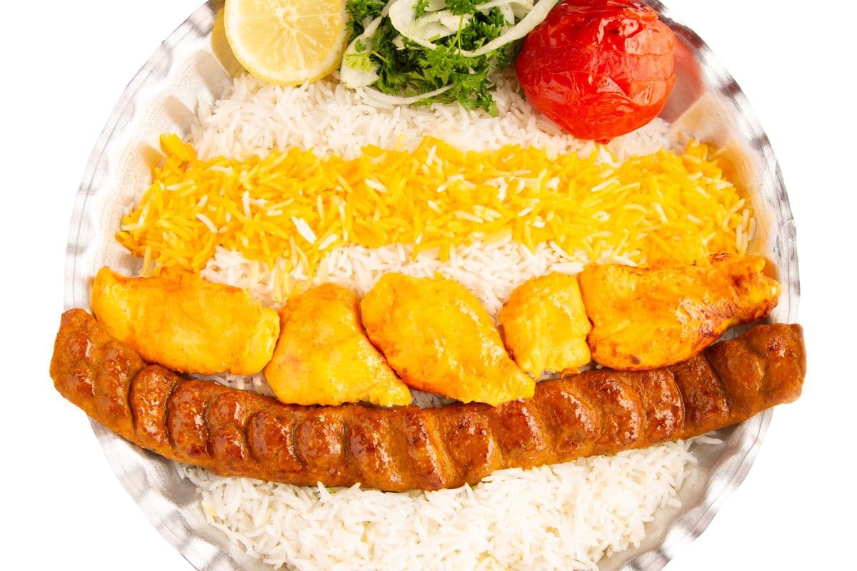 Boneless Chicken Soltani Kebab Dish (Yaas Loghme)