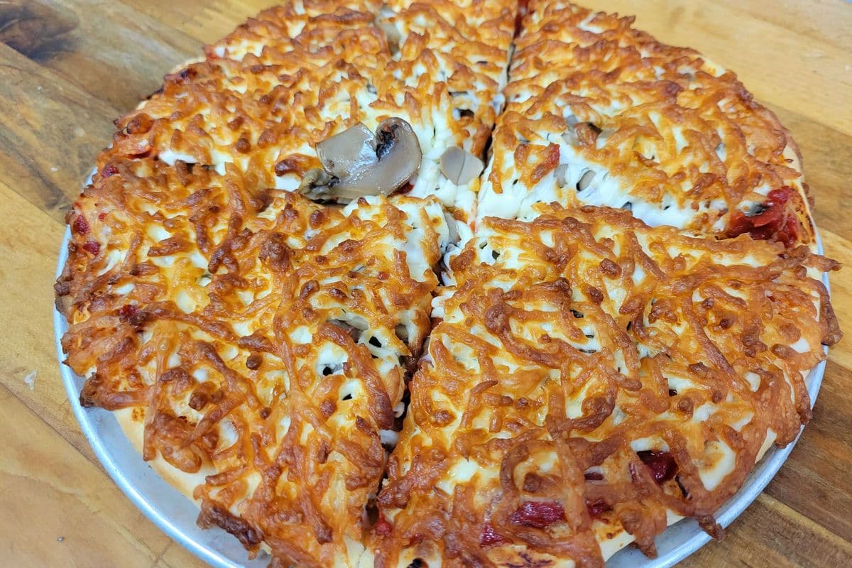 7'' Pizza aux champignons